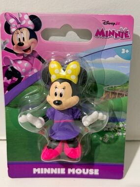 Disney Minnie Mouse Mini Figure - pink and purple✨